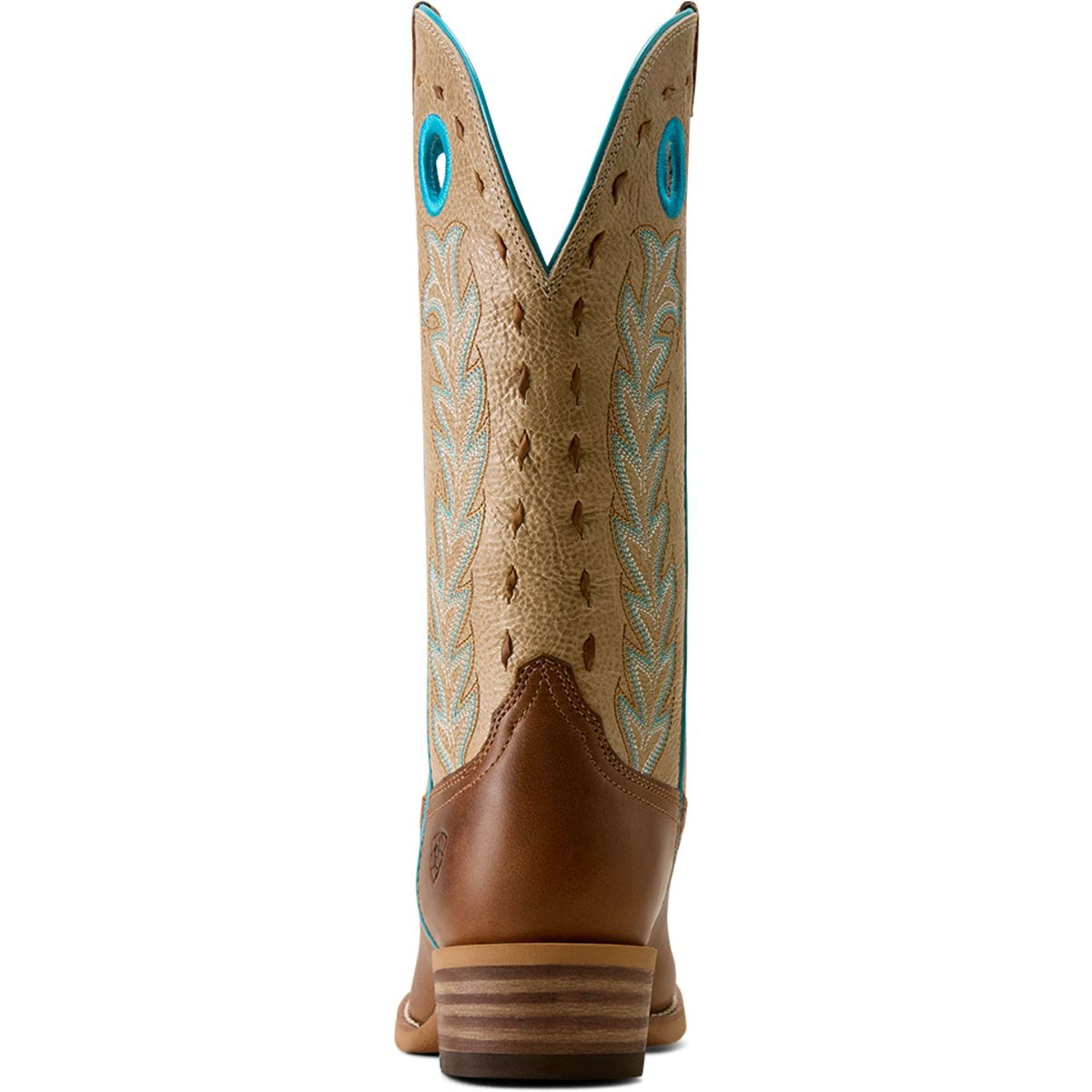 Ariat Westernlaarzen Lucera NcToe Dames Wheat Brown/Soft Parchment