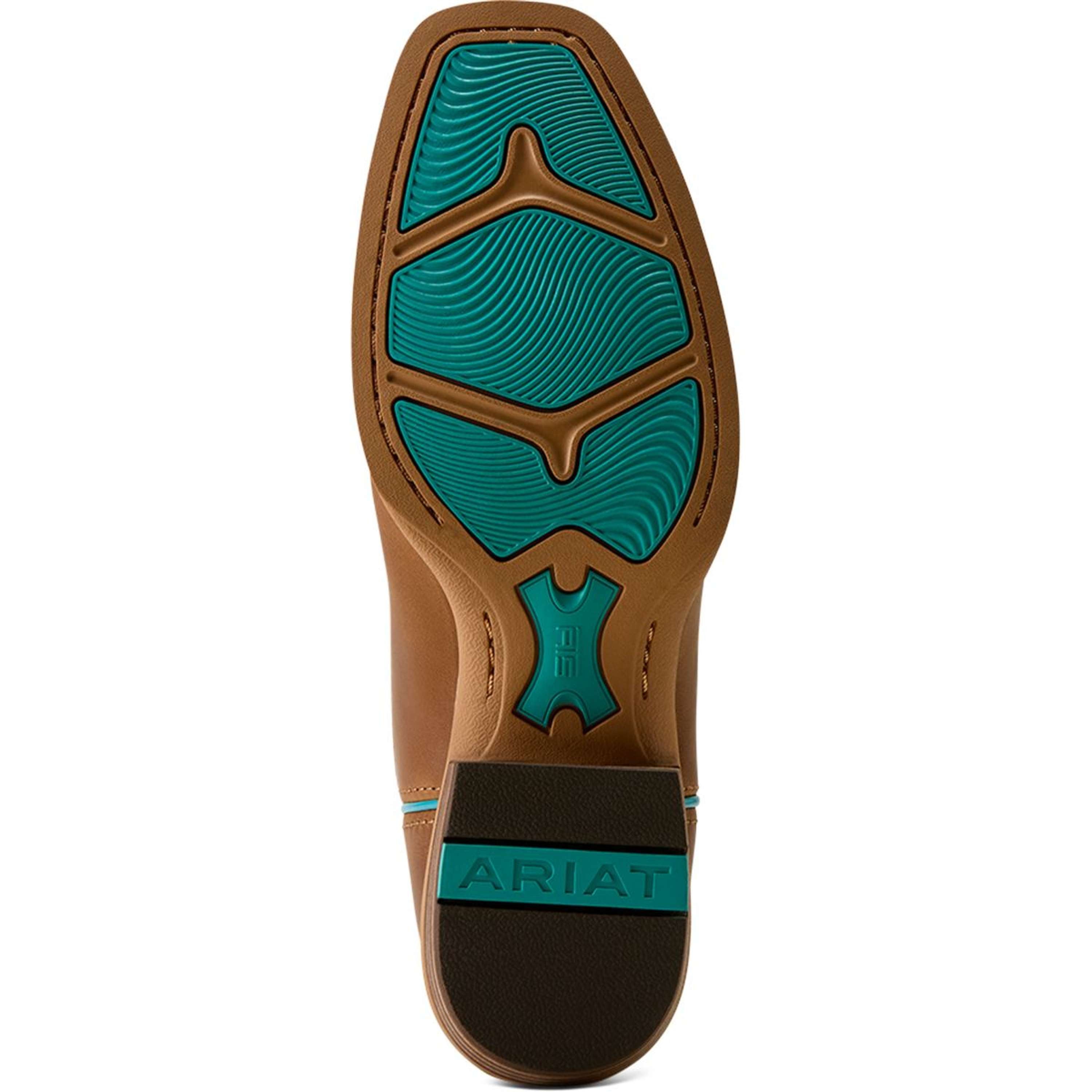 Ariat Westernlaarzen Lucera NcToe Dames Wheat Brown/Soft Parchment