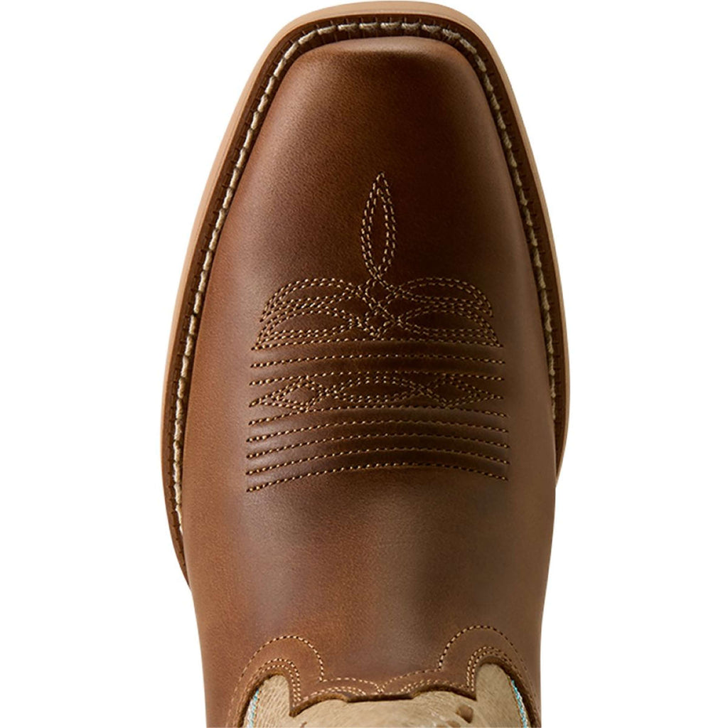 Ariat Westernlaarzen Lucera NcToe Dames Wheat Brown/Soft Parchment