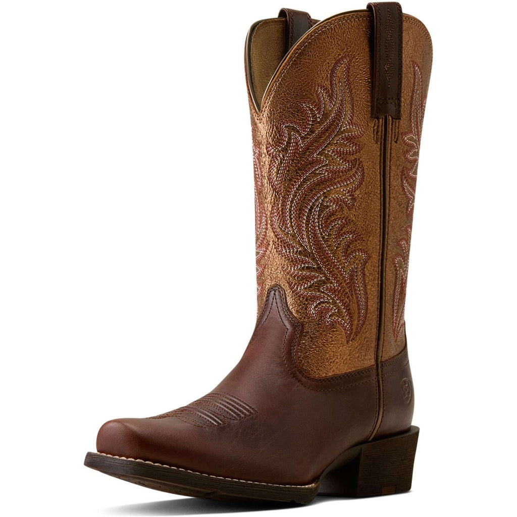 Ariat Westernlaarzen Round Up NcToe Dames Espresso