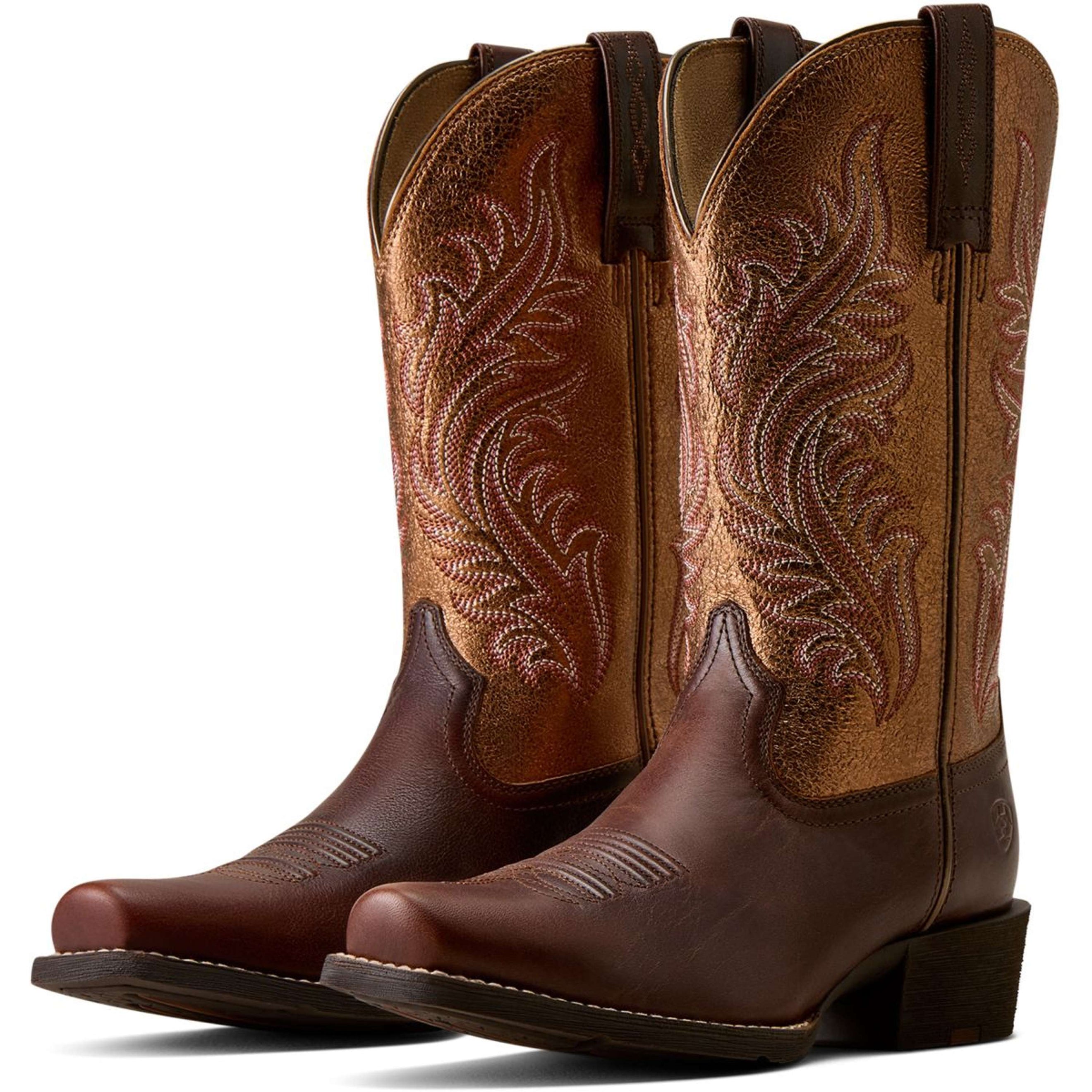 Ariat Westernlaarzen Round Up NcToe Dames Espresso