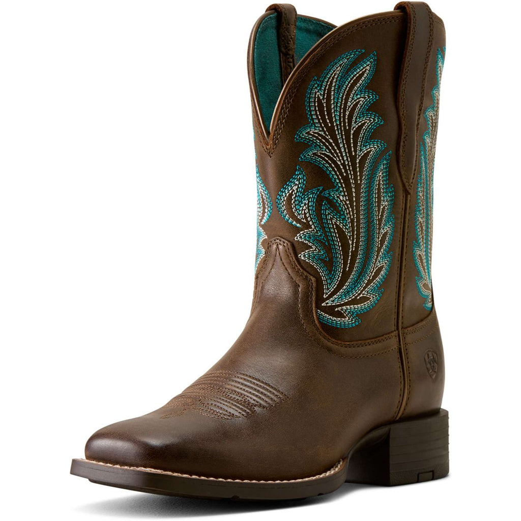 Ariat Westernlaarzen Round Up Filly Dames Dark Cacao