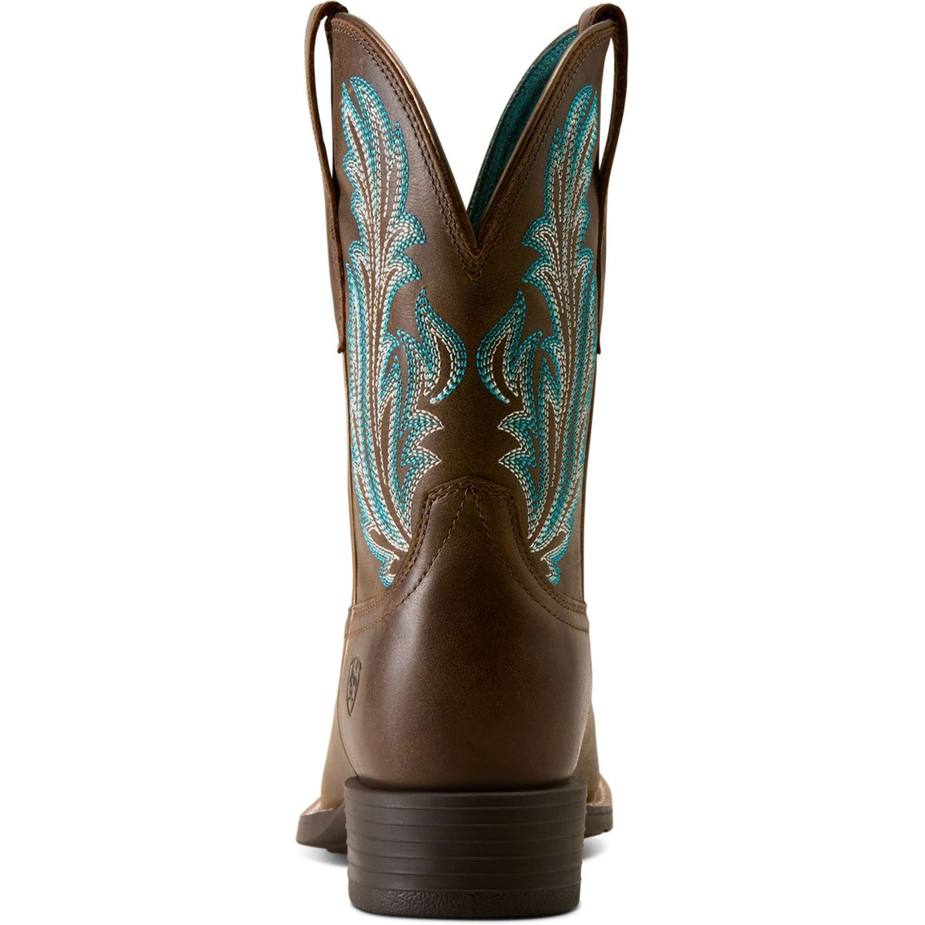 Ariat Westernlaarzen Round Up Filly Dames Dark Cacao