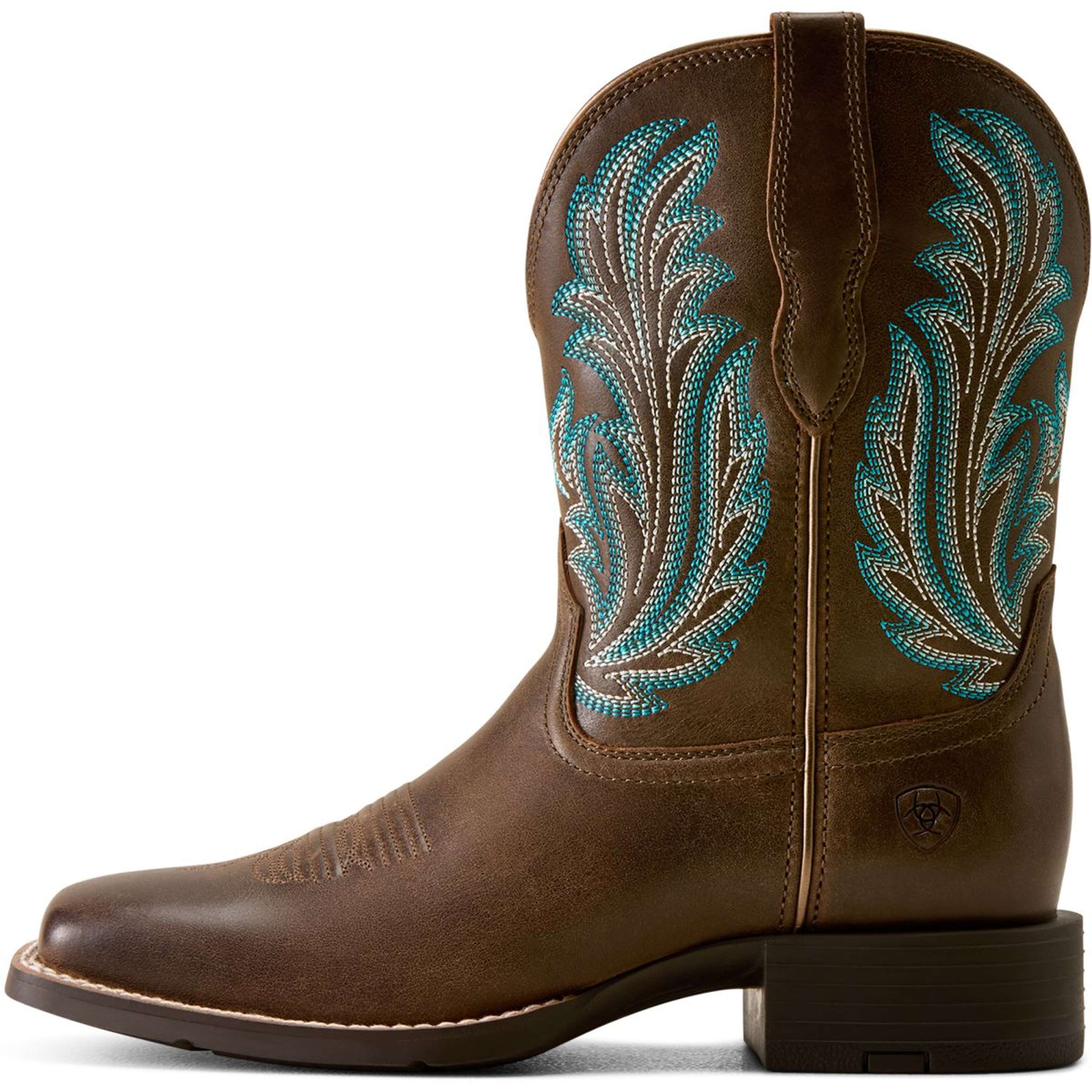 Ariat Westernlaarzen Round Up Filly Dames Dark Cacao