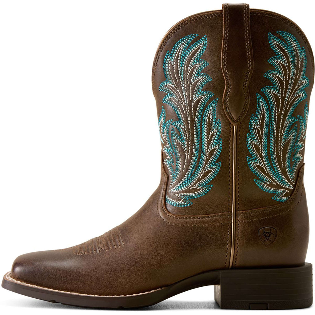 Ariat Westernlaarzen Round Up Filly Dames Dark Cacao