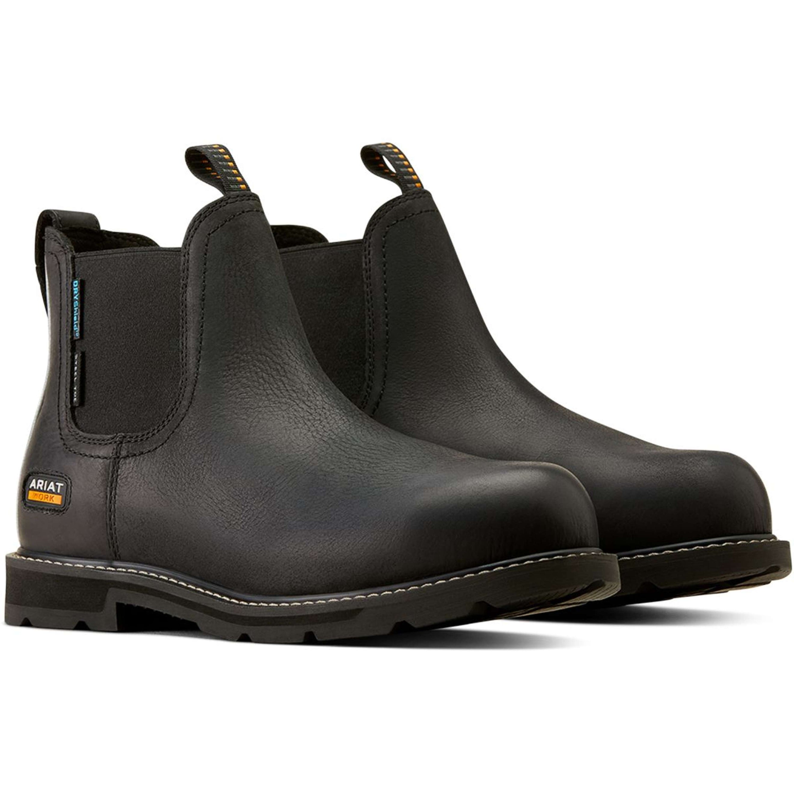 Ariat Jodhpurs Groundbreaker Chelsea Waterproof Steel Toe Heren Zwart