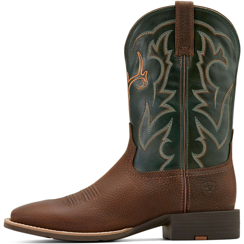 Ariat Westernlaarzen Sport Outdoor Heren Brown Oiled/Tack Green