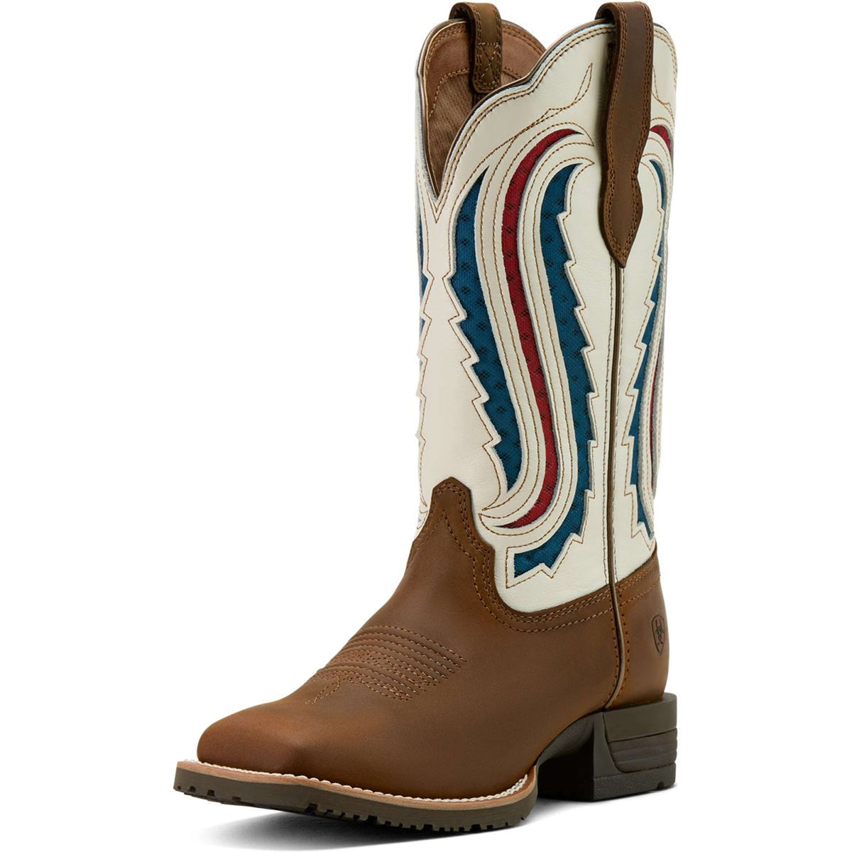 Ariat Westernlaarzen Hybrid Ranchwork Venttek Dames Distressed Brown/Crema