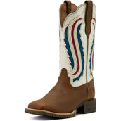 Ariat Westernlaarzen Hybrid Ranchwork Venttek Dames Distressed Brown/Crema