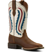 Ariat Westernlaarzen Hybrid Ranchwork Venttek Dames Distressed Brown/Crema