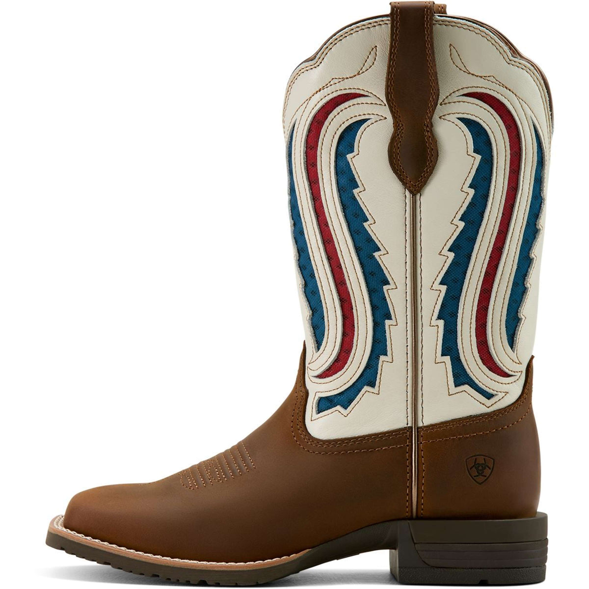 Ariat Westernlaarzen Hybrid Ranchwork Venttek Dames Distressed Brown/Crema
