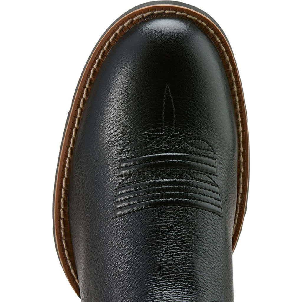 Ariat Westernlaarzen Round Up Stretchfit Dames Black Deertan/Garnet Emboss