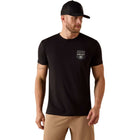 Ariat T-Shirt Patriotic Heren Zwart