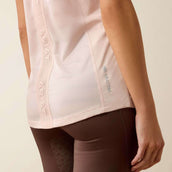 Ariat T-Shirt Breathe 1/2 Zip Dames Sepia Rose