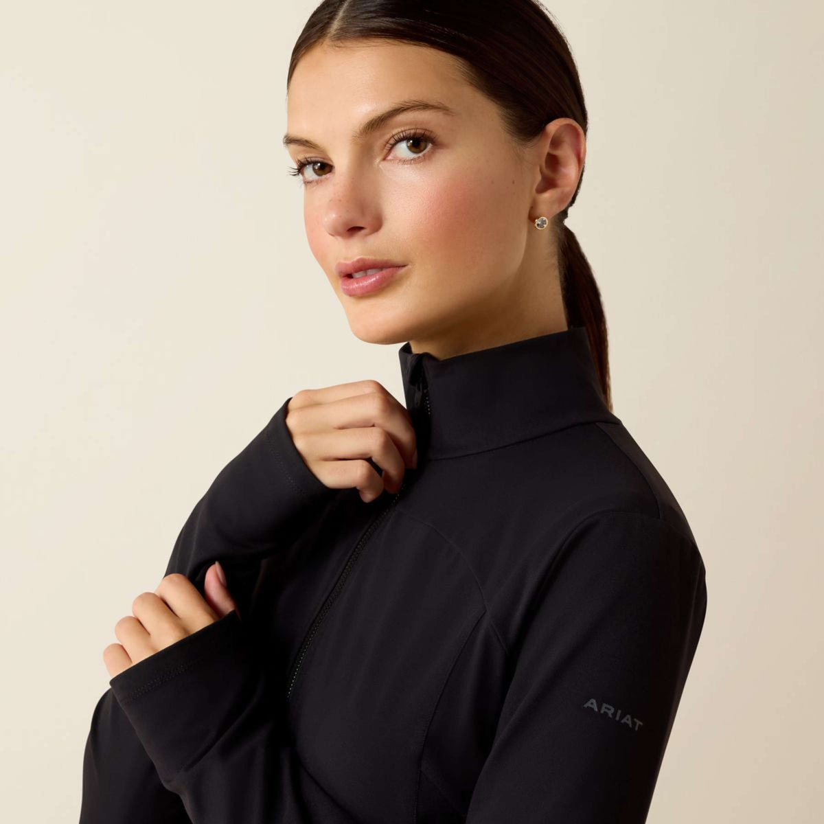 Ariat Vest Solveil Full Zip Dames Zwart