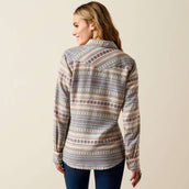 Ariat Blouse Arizona Western Dames Ombre Blue Southwest