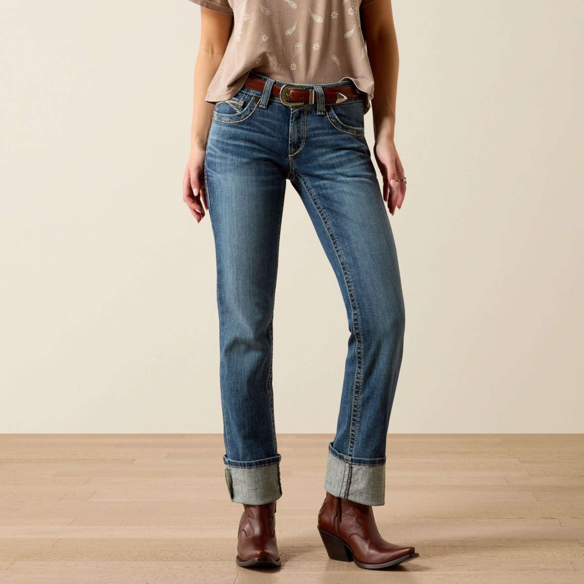 Ariat Jeans Estelle Straight Leg Dames Canadian