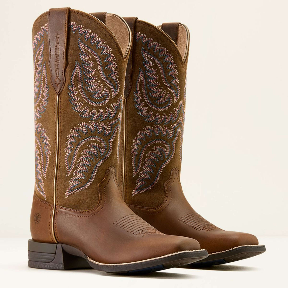 Ariat Westernlaarzen Cattle Caite Dames Distressed Brown/Adobe Clay