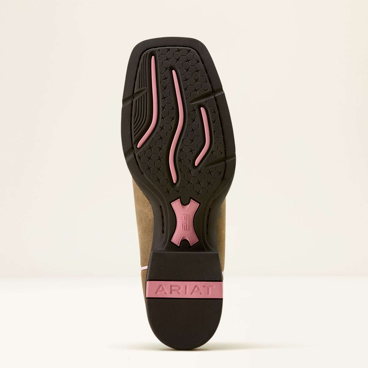 Ariat Westernlaarzen Round Up Ruidoso Dames Brown Bomber/Dusty Rose