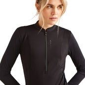 Ariat Base Layer Breathe 1/4 Rits Zwart