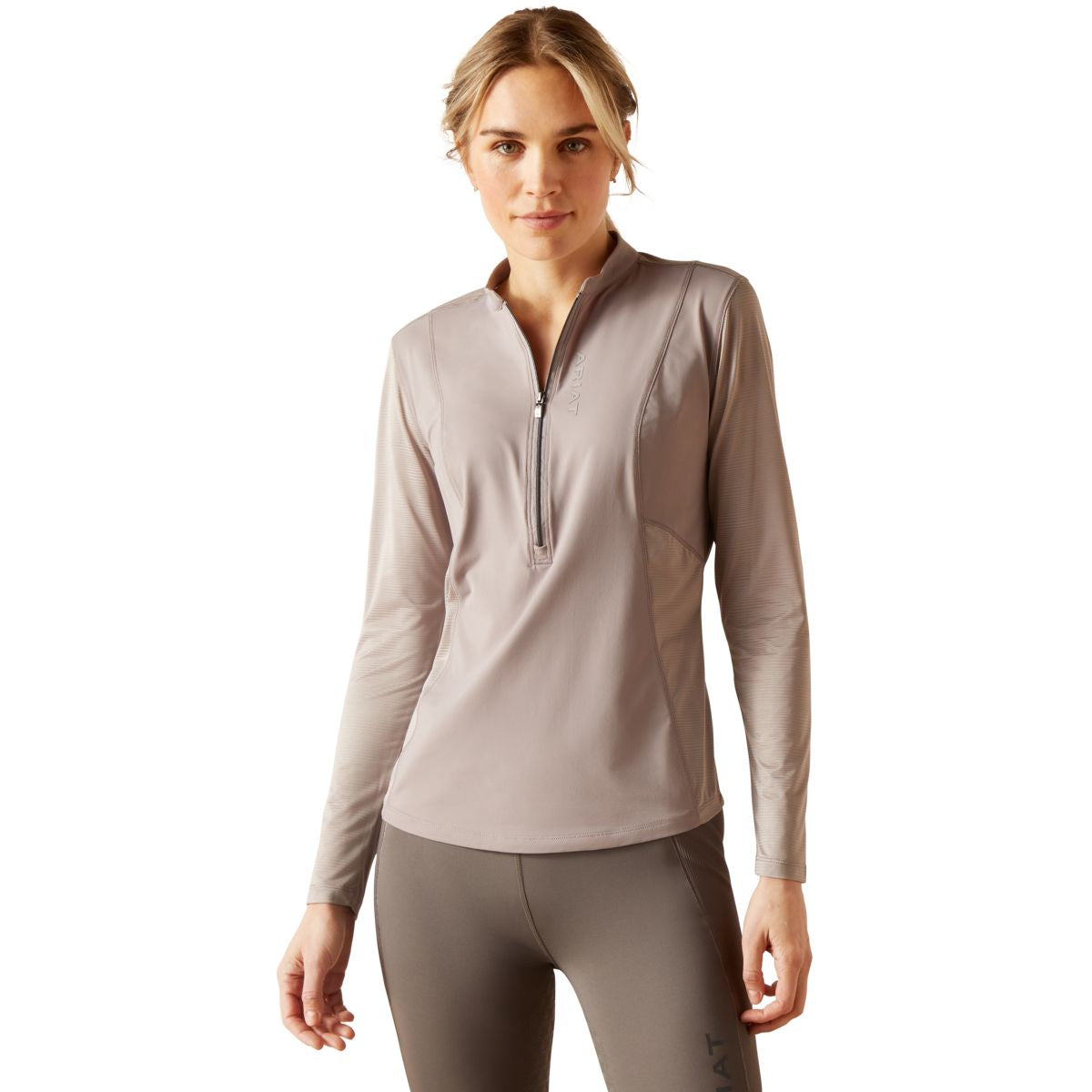 Ariat Base Layer Breathe 1/4 Rits Zinc