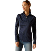 Ariat Base Layer Sunstopper 3.0 Navy Dot