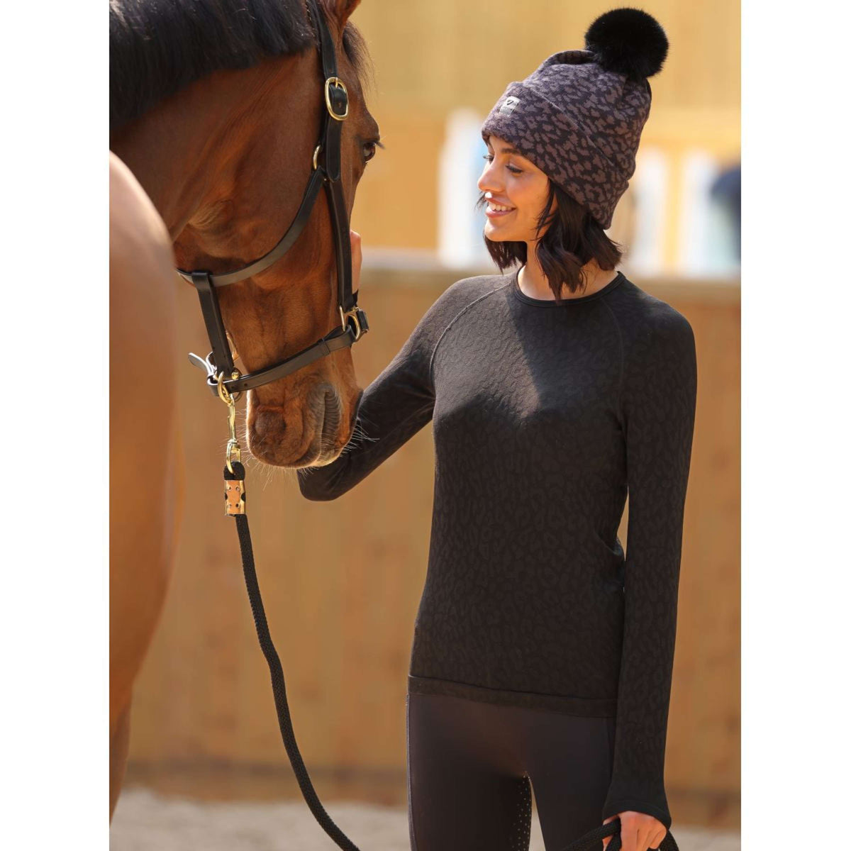 Aubrion by Shires Shirt Balance Seamless Zwart