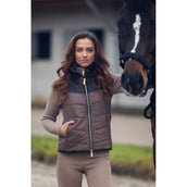 Mrs. Ros Bodywarmer Zwart/Taupe