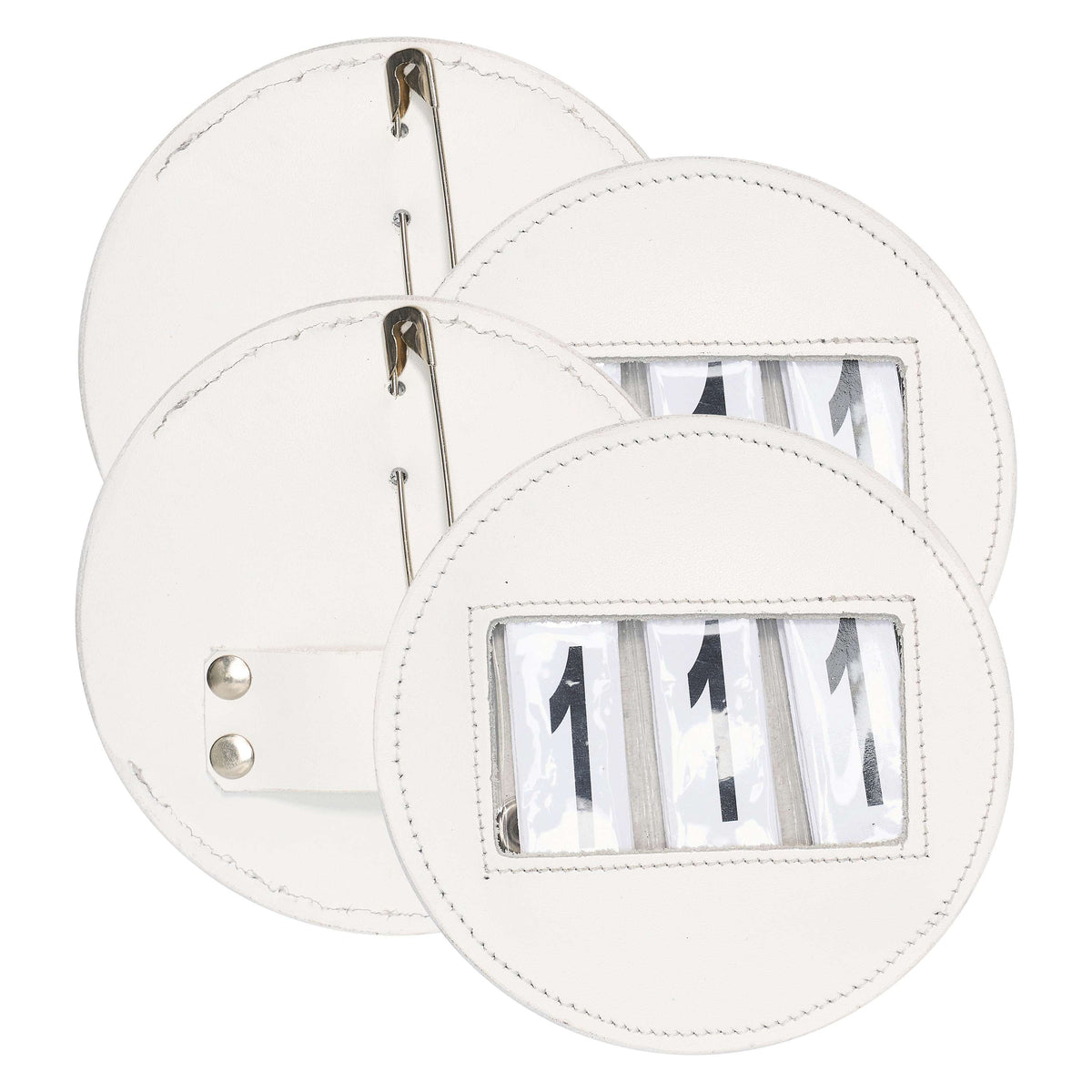 Imperial Riding Wedstrijdnummers IHRRound Wit