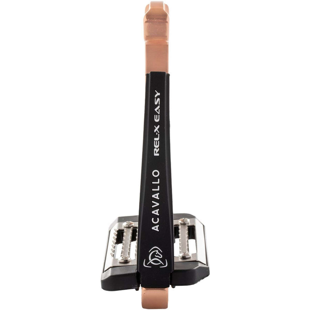 Acavallo Stijgbeugels REL-X Easy Zwart/Roségoud