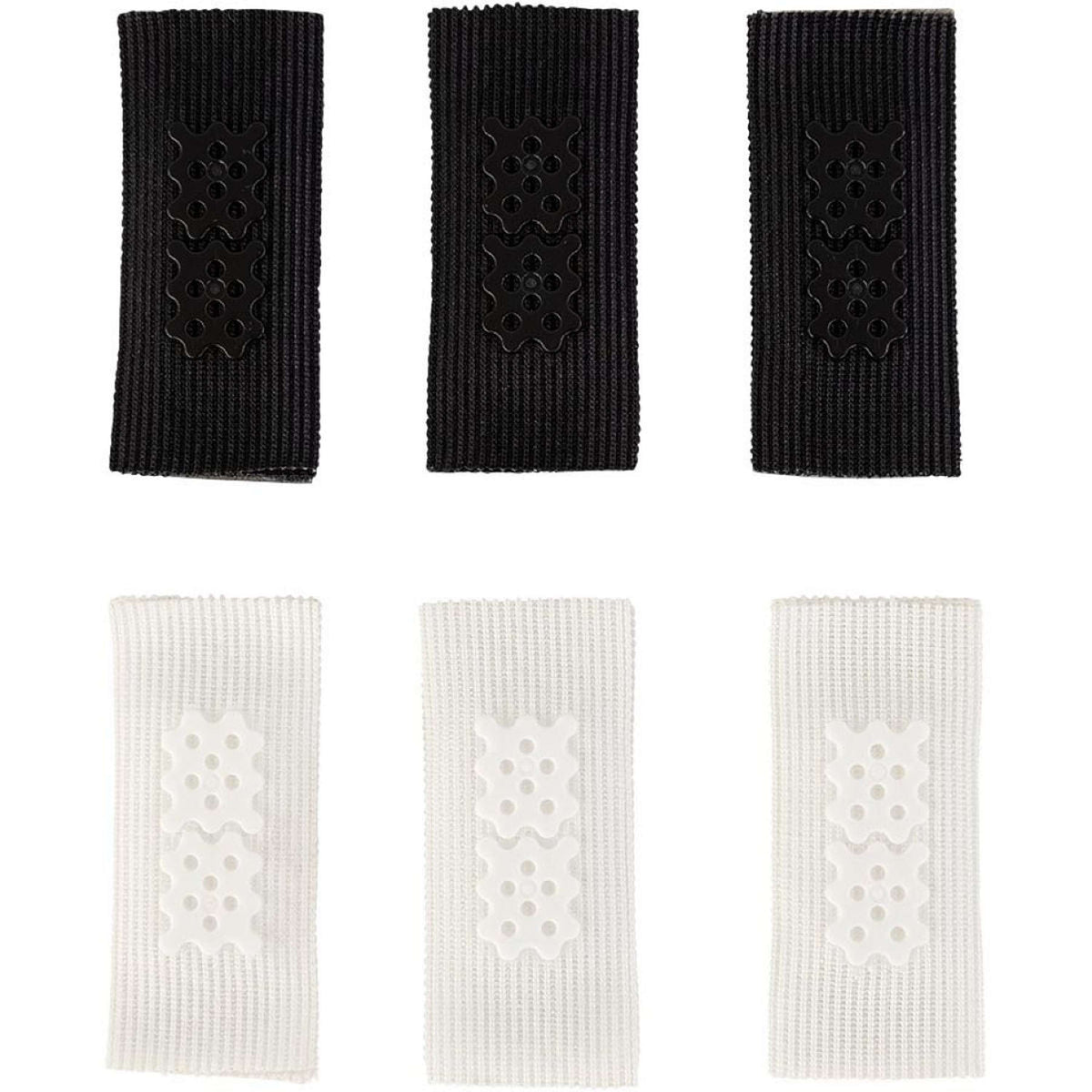 BR startnummersysteem Set van 3 Wit/Zwart