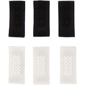 BR startnummersysteem Set van 3 Wit/Zwart