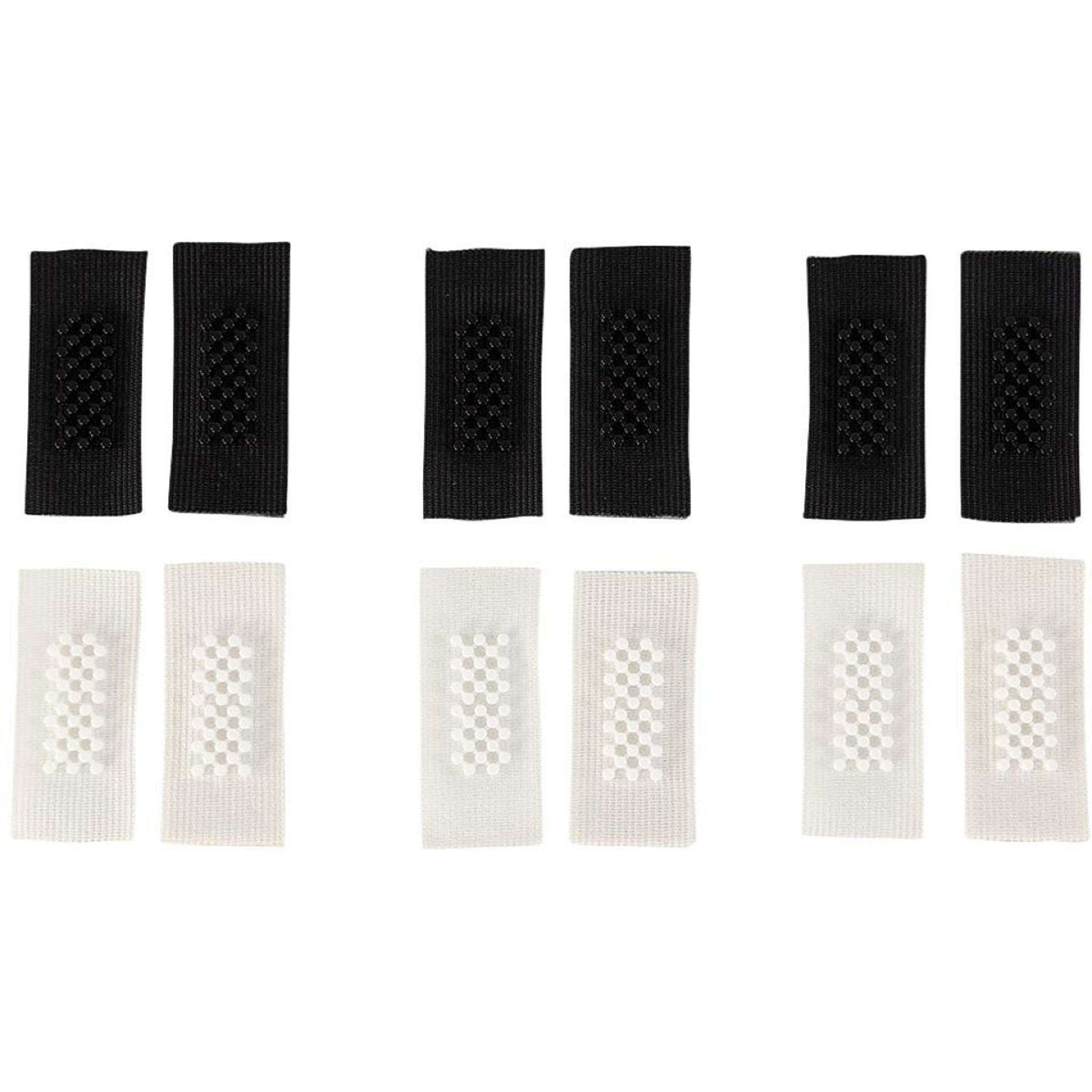 BR startnummersysteem Set van 3 Wit/Zwart