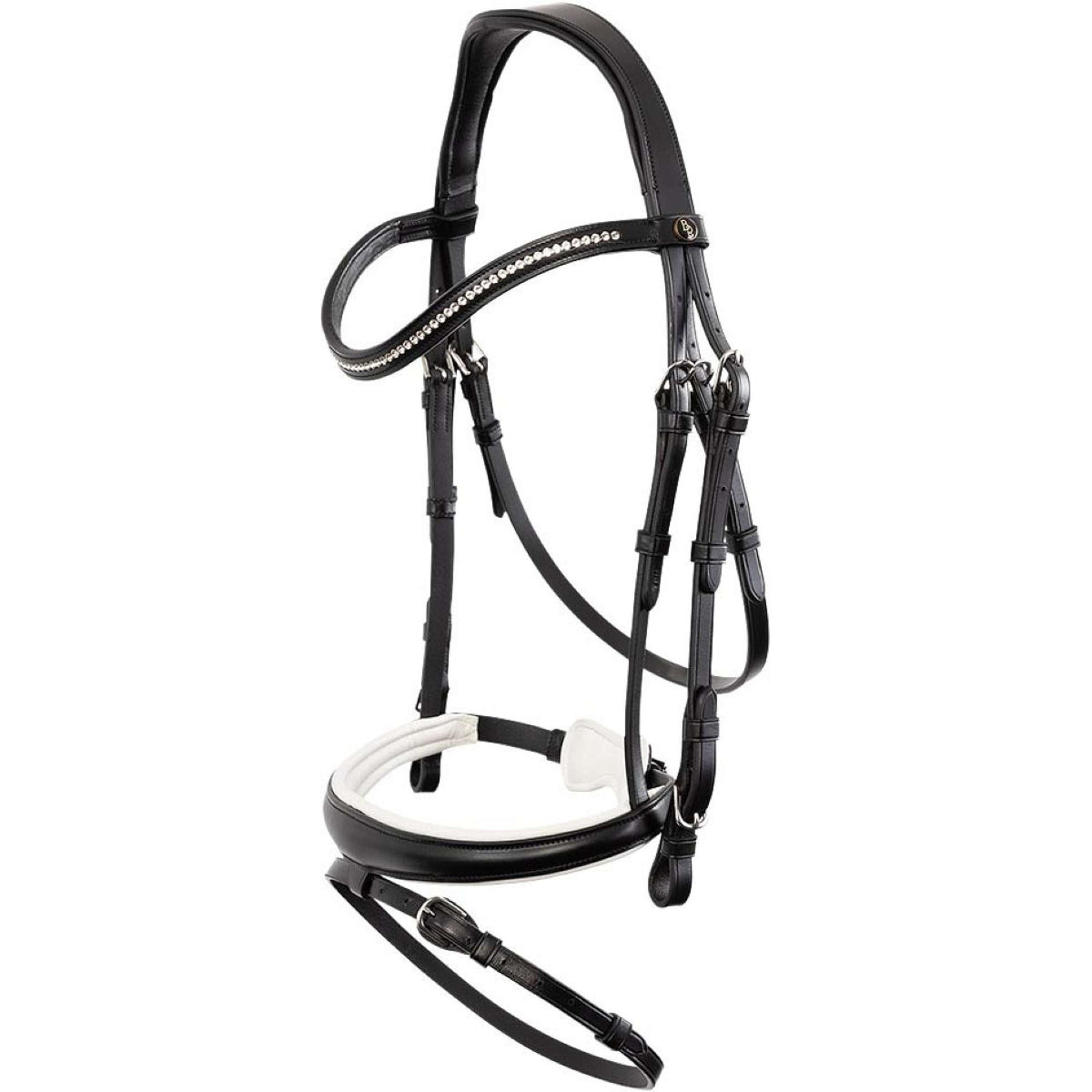 BR Hoofdstel Cannock Zwart/Wit BR Hoofdstel Cannock Zwart/Wit