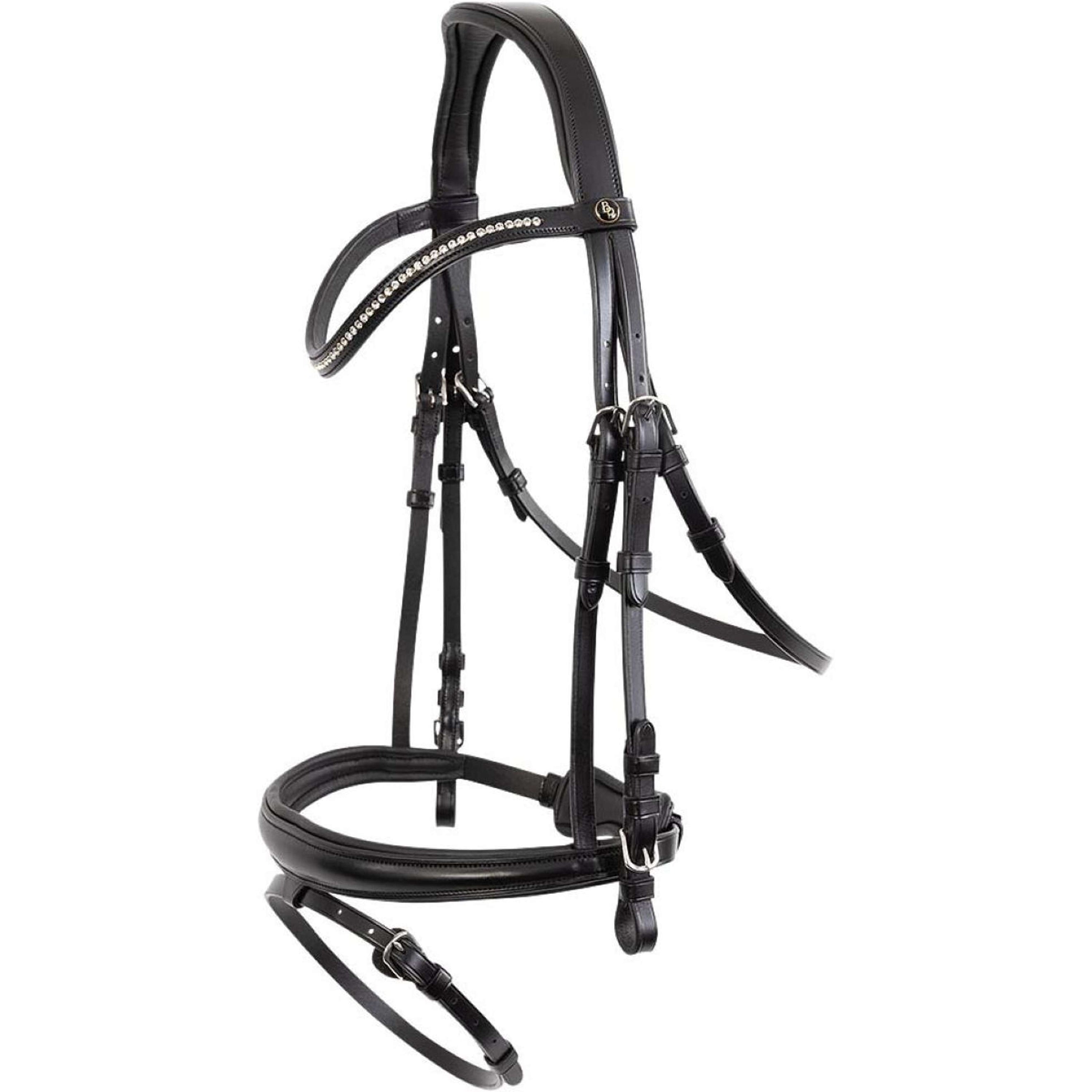 BR Hoofdstel Cannock Zwart/Zilver BR Hoofdstel Cannock Zwart/Zilver