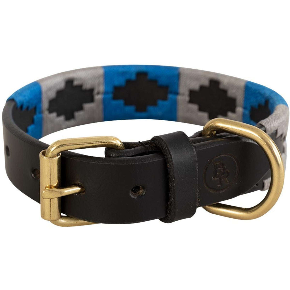 BR Hondenhalsband Blauw/Grijs