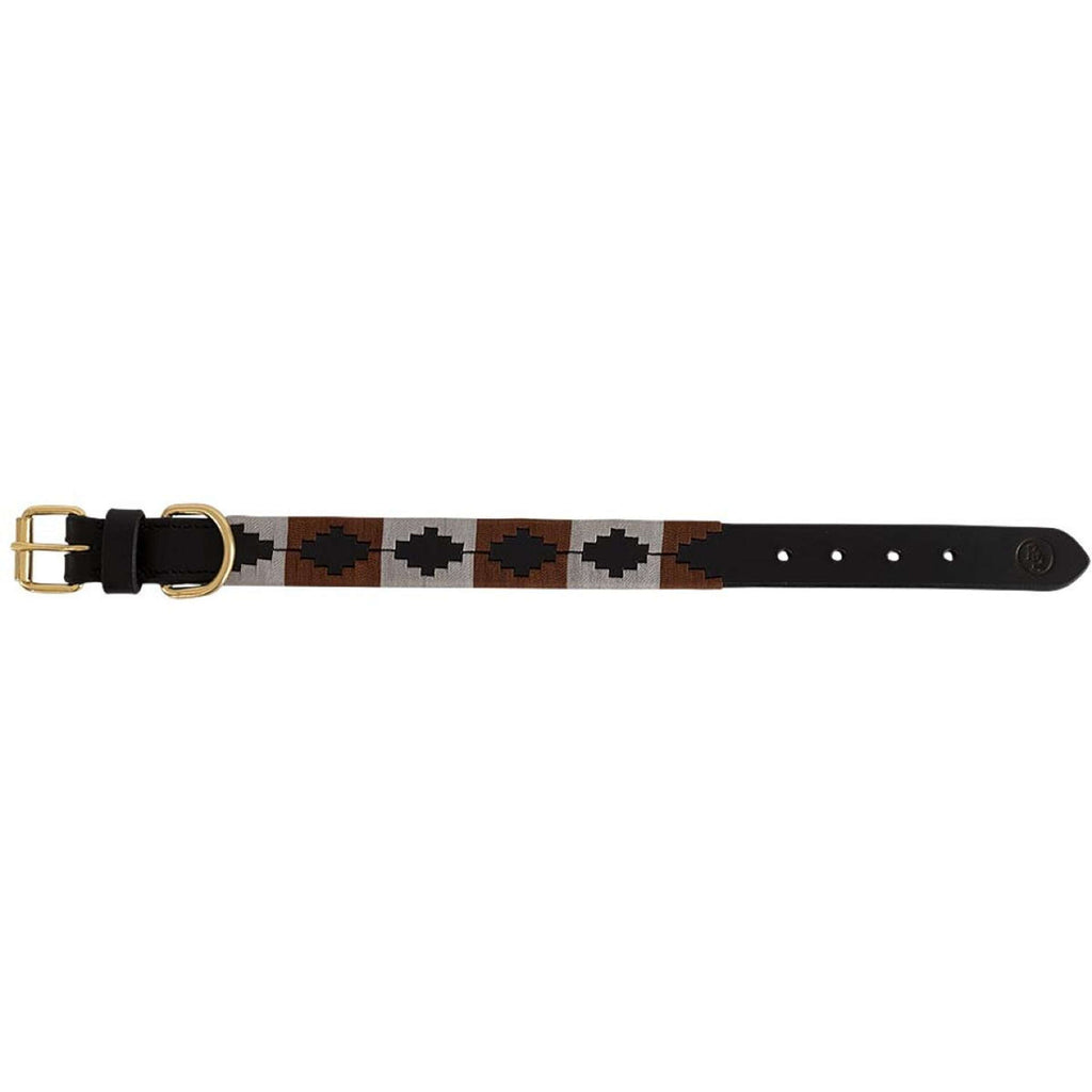 BR Hondenhalsband Bruin/Grijs