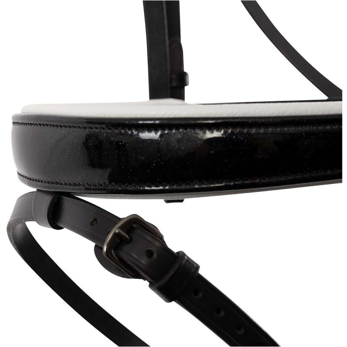 ANKY Hoofdstel Metallic Patent ATH24001 Zwart/Wit