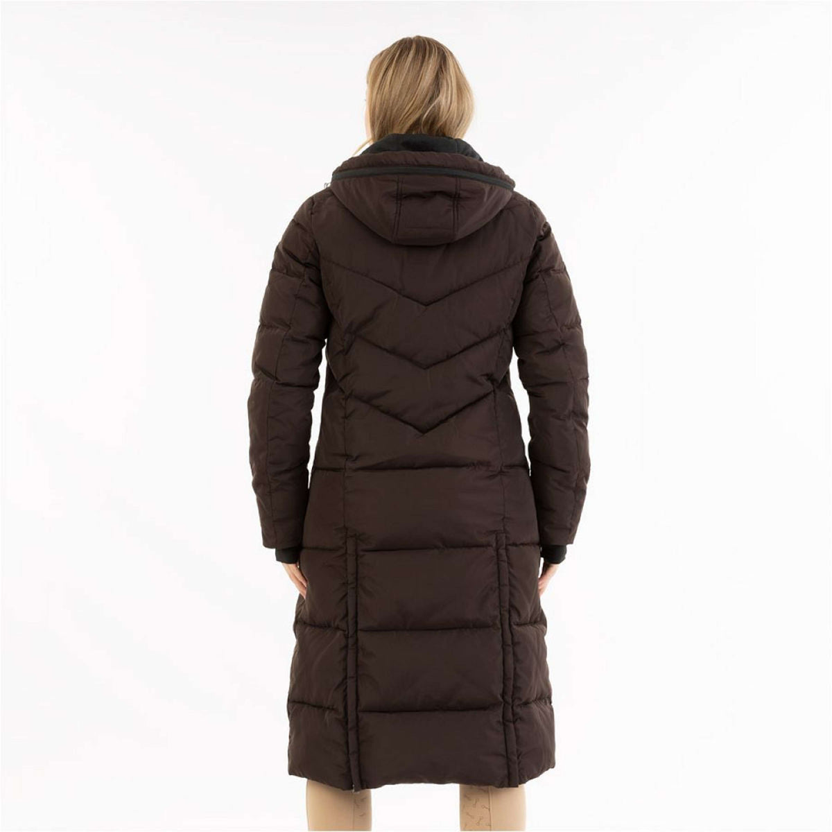 ANKY Lange Jas AW25 Puffer Chocolate Torte
