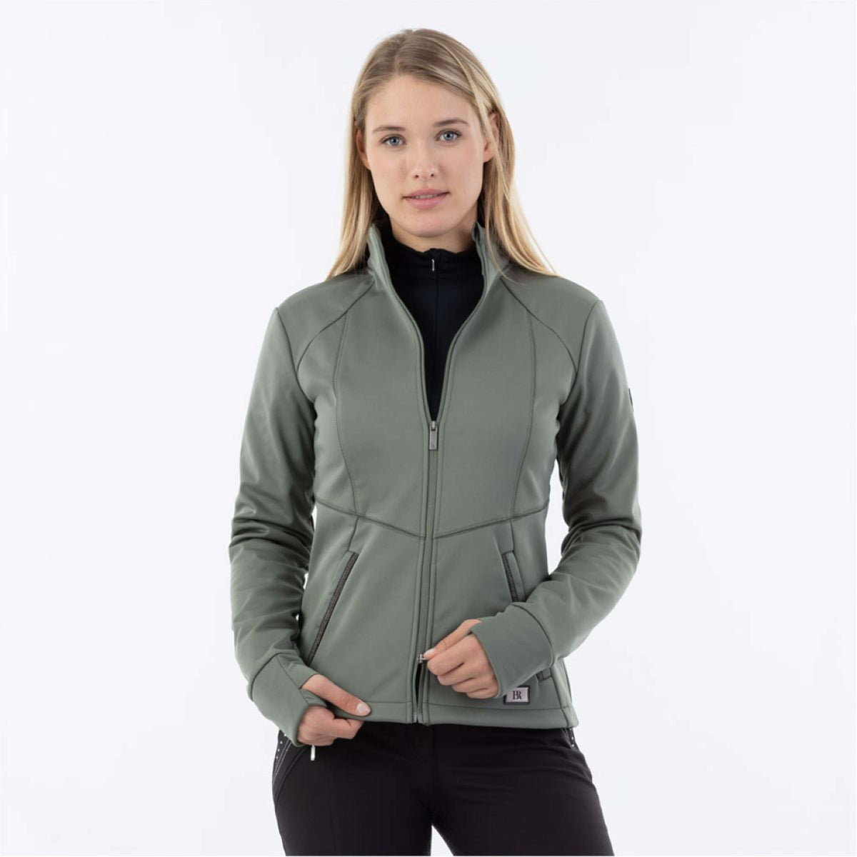 BR Jas Debby Softshell Teddy Agave Groen