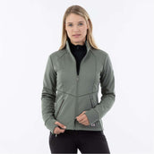 BR Jas Debby Softshell Teddy Agave Groen