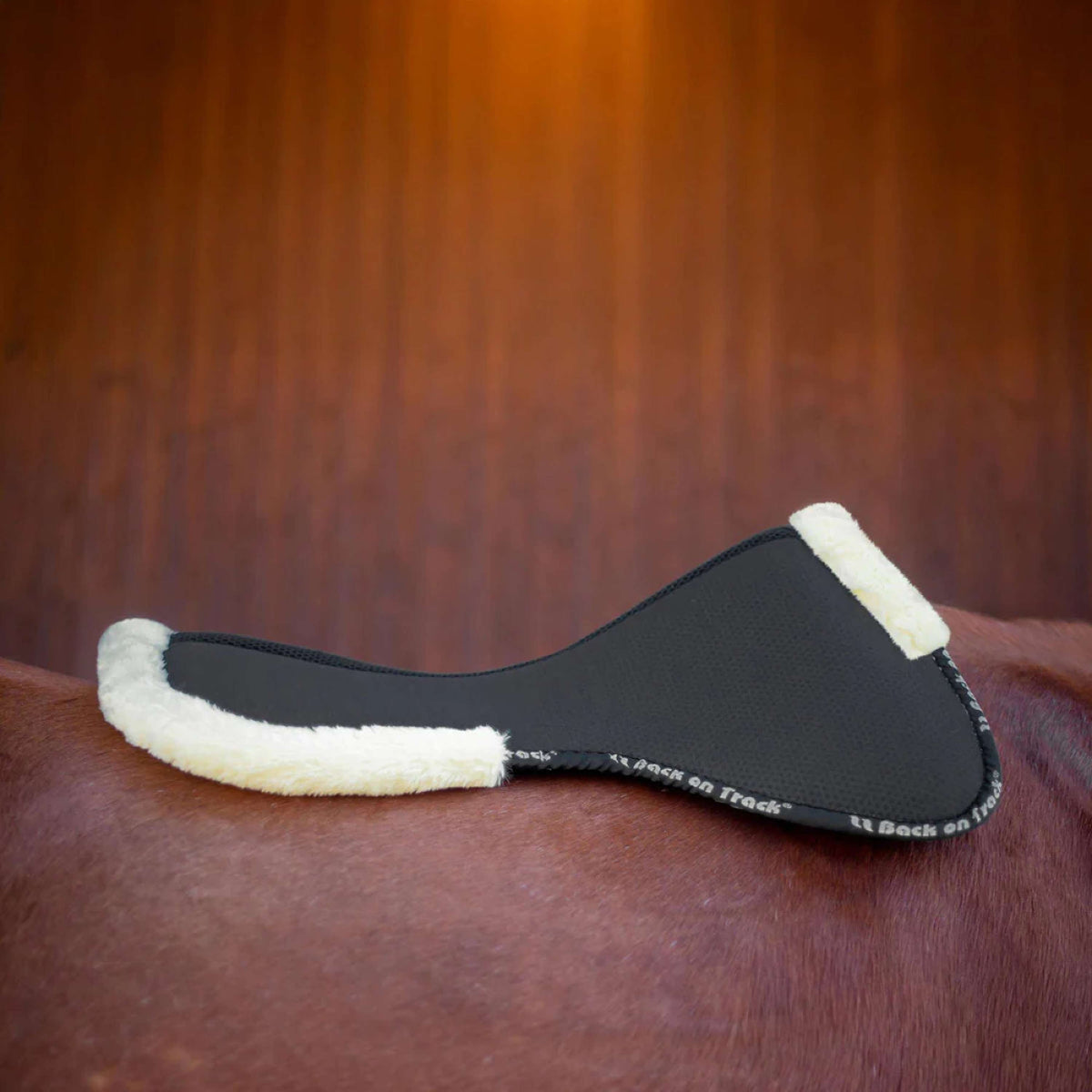 Back on Track Zadelonderlegger Impact Zwart