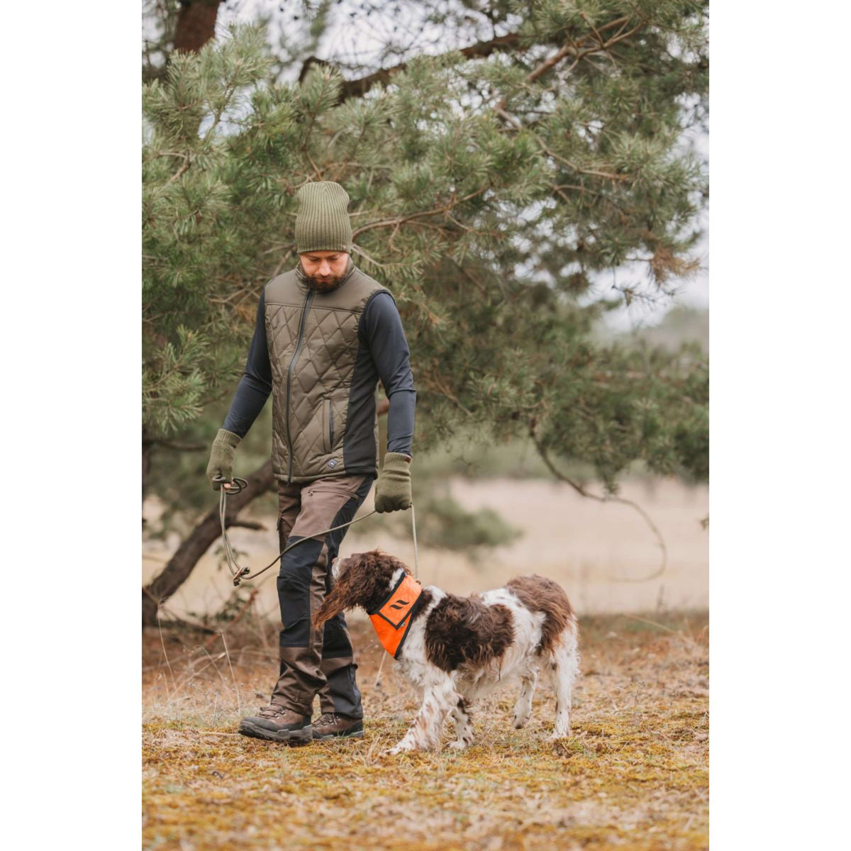 Back on Track Verwarmde Bodywarmer Teide Olive