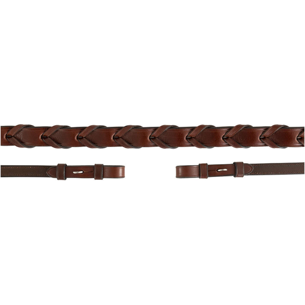 BR Teugels Hunter Gevlochten Leer Oak/Zilver