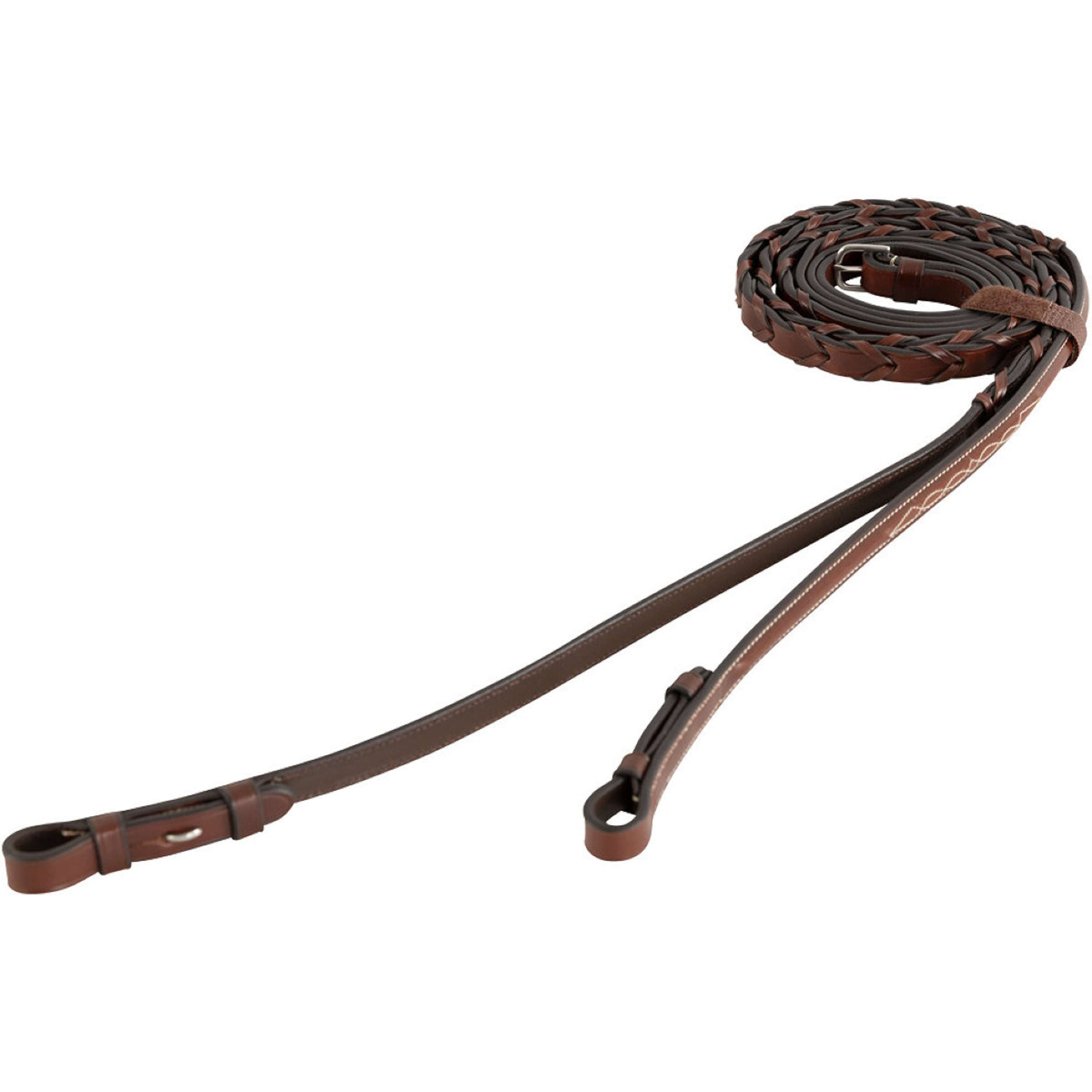 BR Teugels Hunter Gevlochten Leer Oak/Zilver