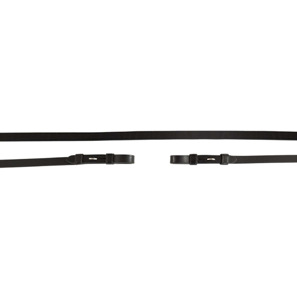 BR Stangteugels Leer Dicht 13mm Blind Zwart/Zilver