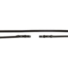 BR Stangteugels Leer Dicht 13mm Blind Zwart/Zilver
