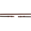 BR Stangteugels Leer Dicht 13mm Blind Oak/Zilver