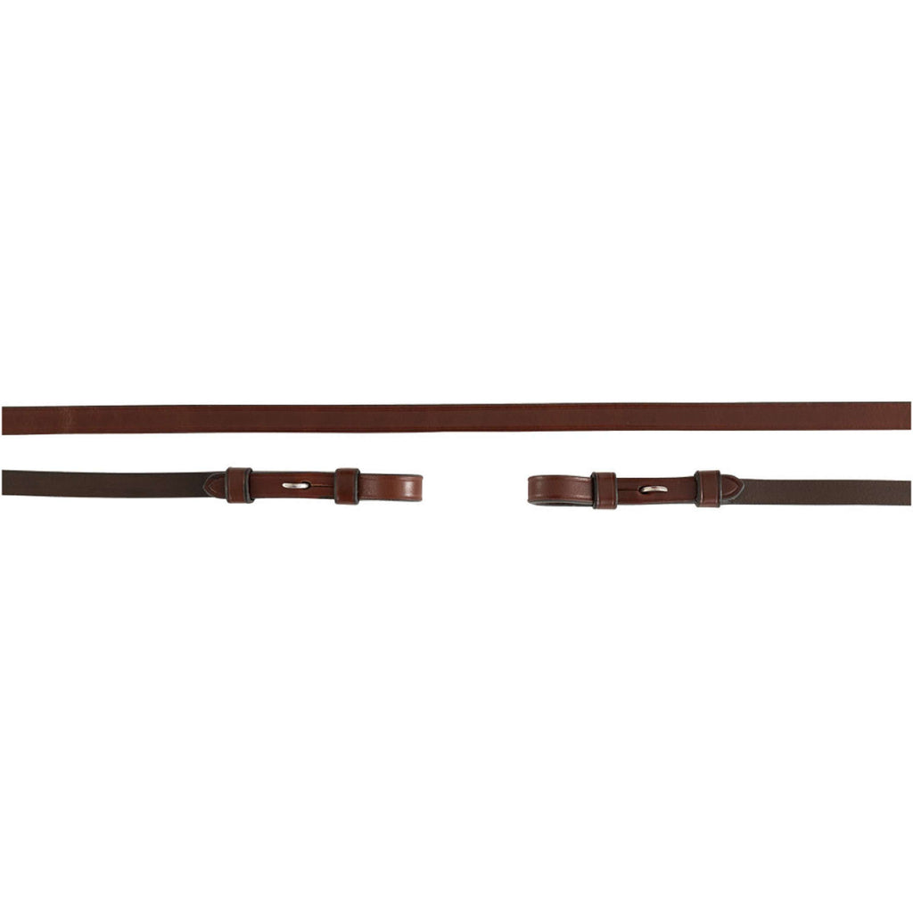 BR Stangteugels Leer Dicht 13mm Blind Oak/Zilver