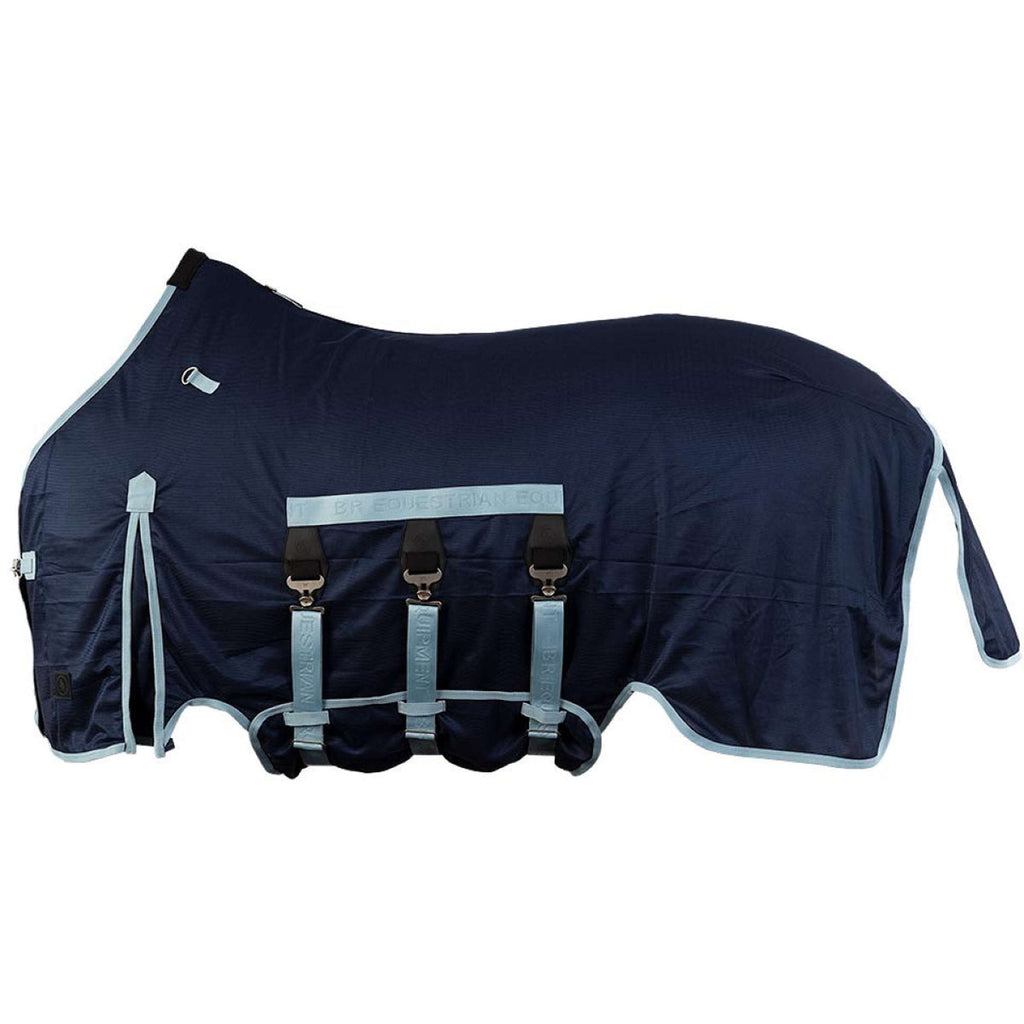 BR Vliegendeken SS26 met Afneembare Hals Pageant Blue